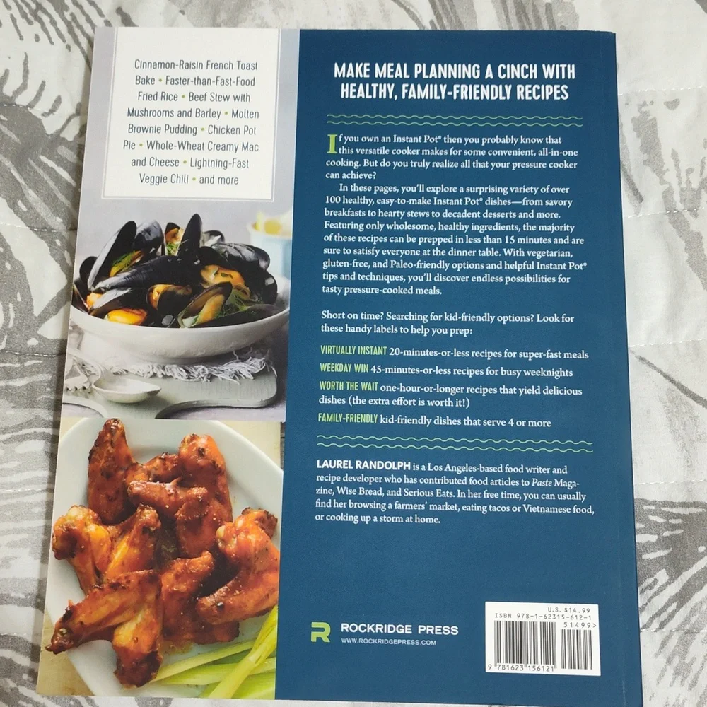 Instant Pot Electric Pressure Cooker Cookbook